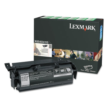Lexmark™ X654x41g Return Program Extra High-yield Toner, 36,000 Page-yield, Black freeshipping - TVN Wholesale